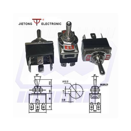 Тумблер MT KN3(C)-223AP-B3 (ON)-OFF-(ON)