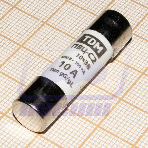 Предохранитель 10*38 10А gG/gL 500V TDM